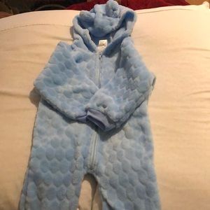 Blue bear ears onsie